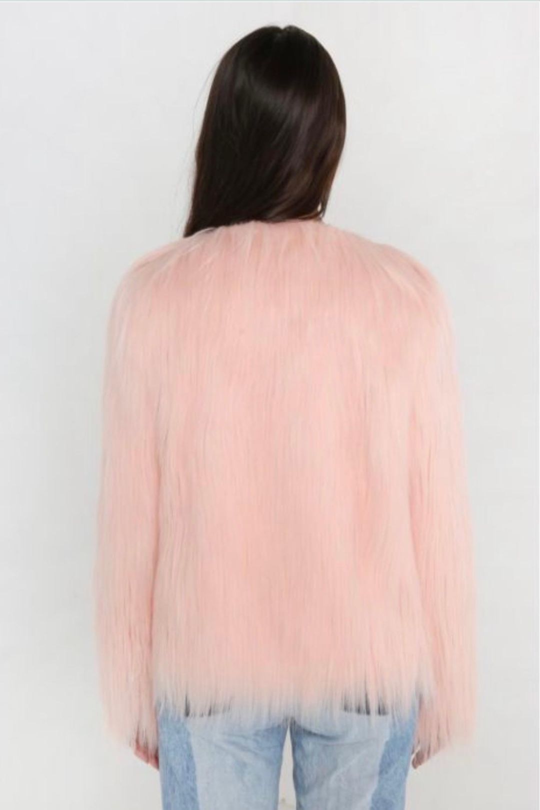 Unreal Fur Unreal Dream Jacket Pink Size 10 for rent on The Volte - main image