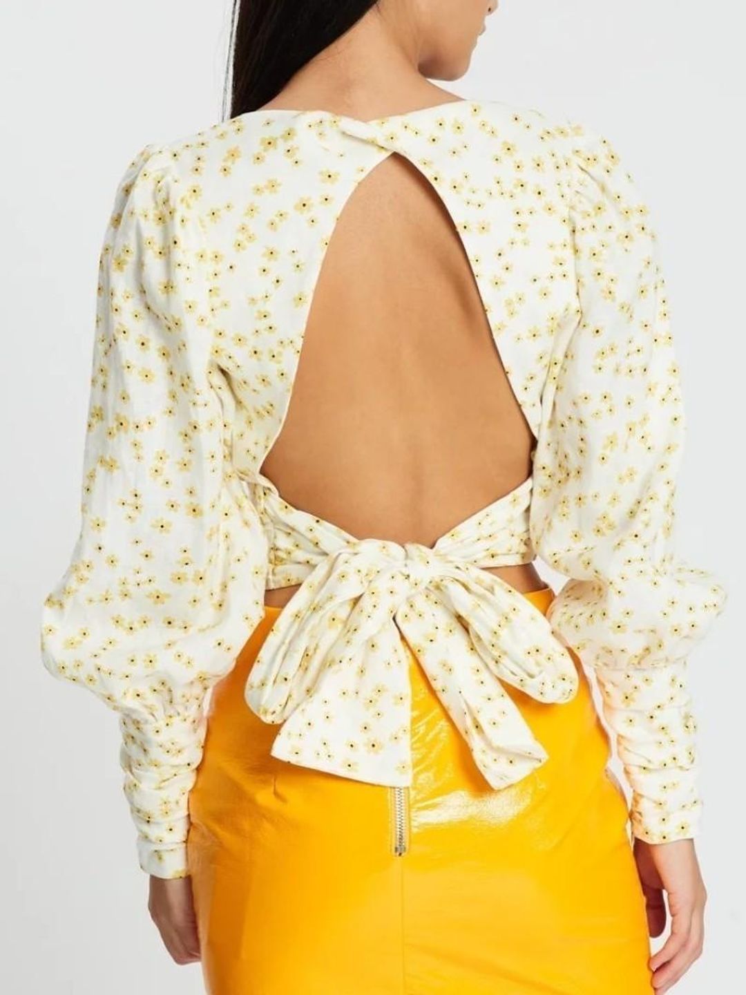 Bec and Bridge Wild Daisy LS Top Yellow Size 12 for rent on The Volte - main image