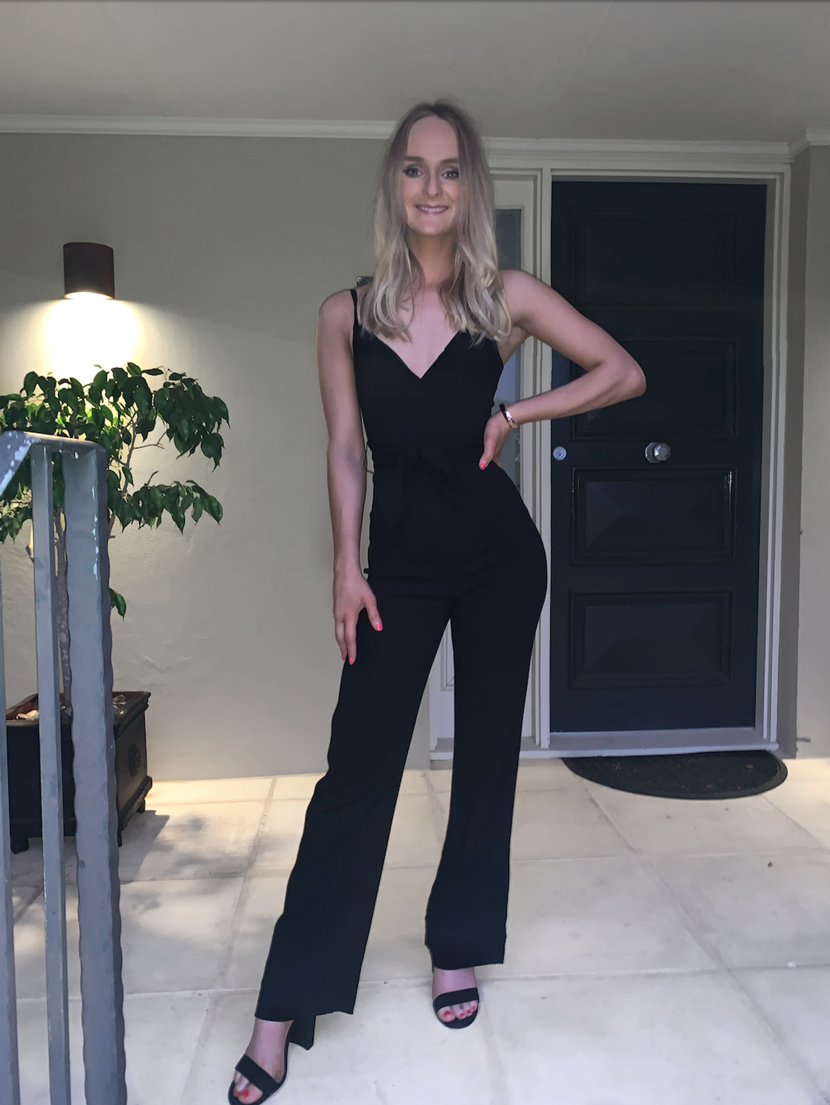 Kookai Savannah Jumpsuit Black Size 6 - Image 2