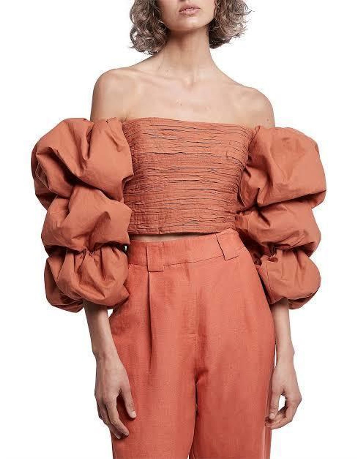 Aje Transcend Top Orange Size 10 - Image 1