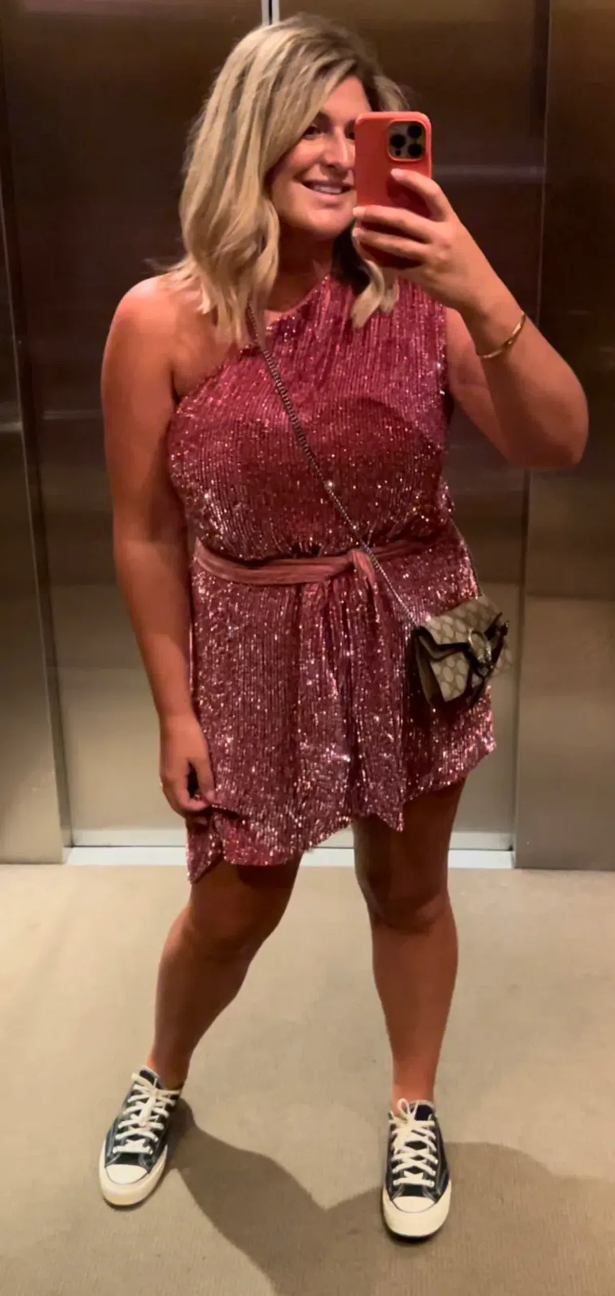 Retrofete Ella Dress Fuchsia Size 12 - Image 8