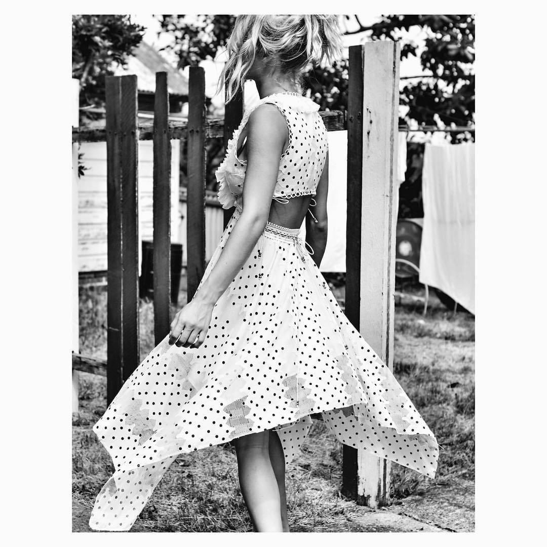 Ixiah the Label Wiseman Dress Print Size 10 for rent on The Volte - main image