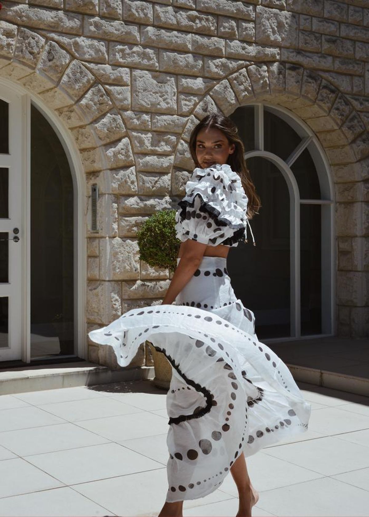 Mackenzie Mode Storybook Dress Polka Dot Size 8 - Image 4