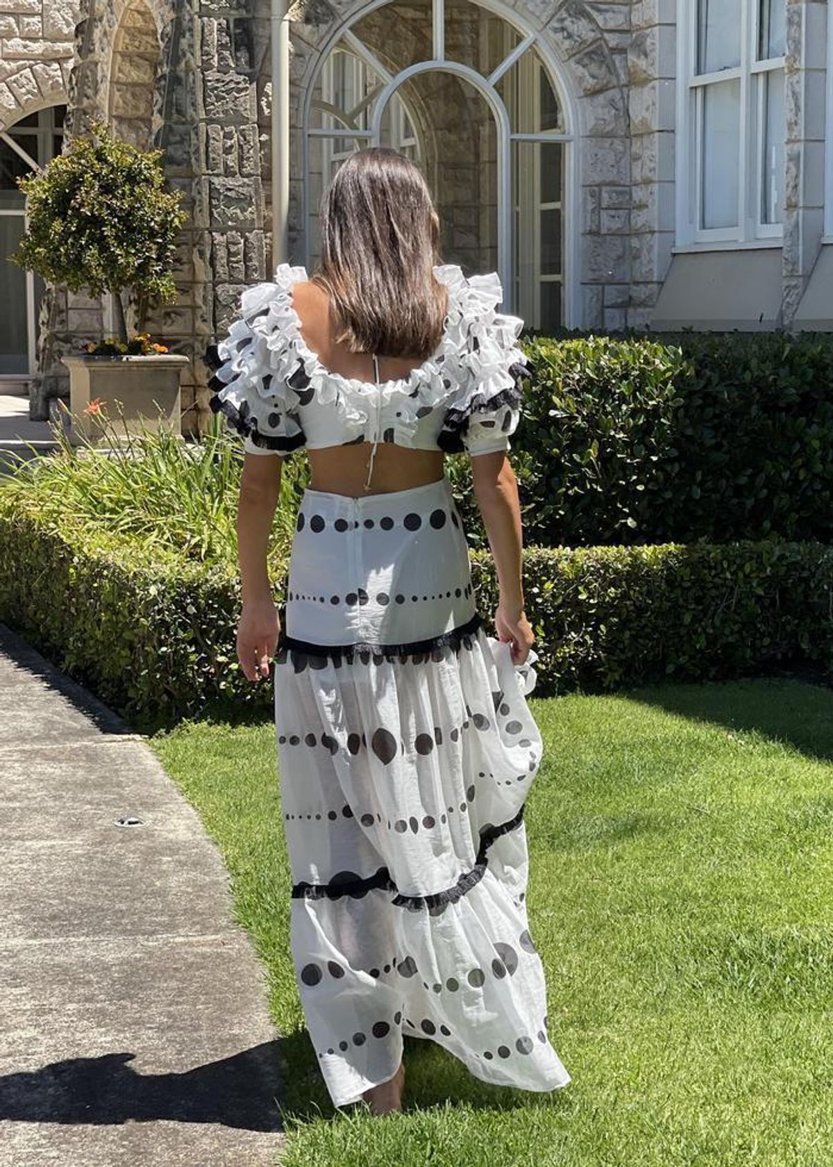 Mackenzie Mode Storybook Dress Polka Dot Size 8 - Image 3