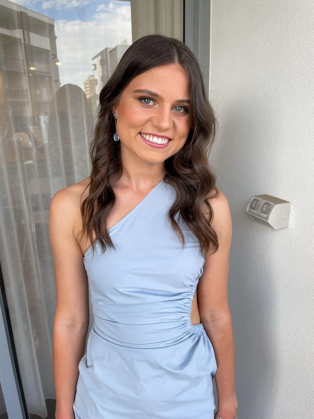 Natalie Rolt Frida Dress Sky Blue Size 2 / AU 10 for rent on The Volte - main image