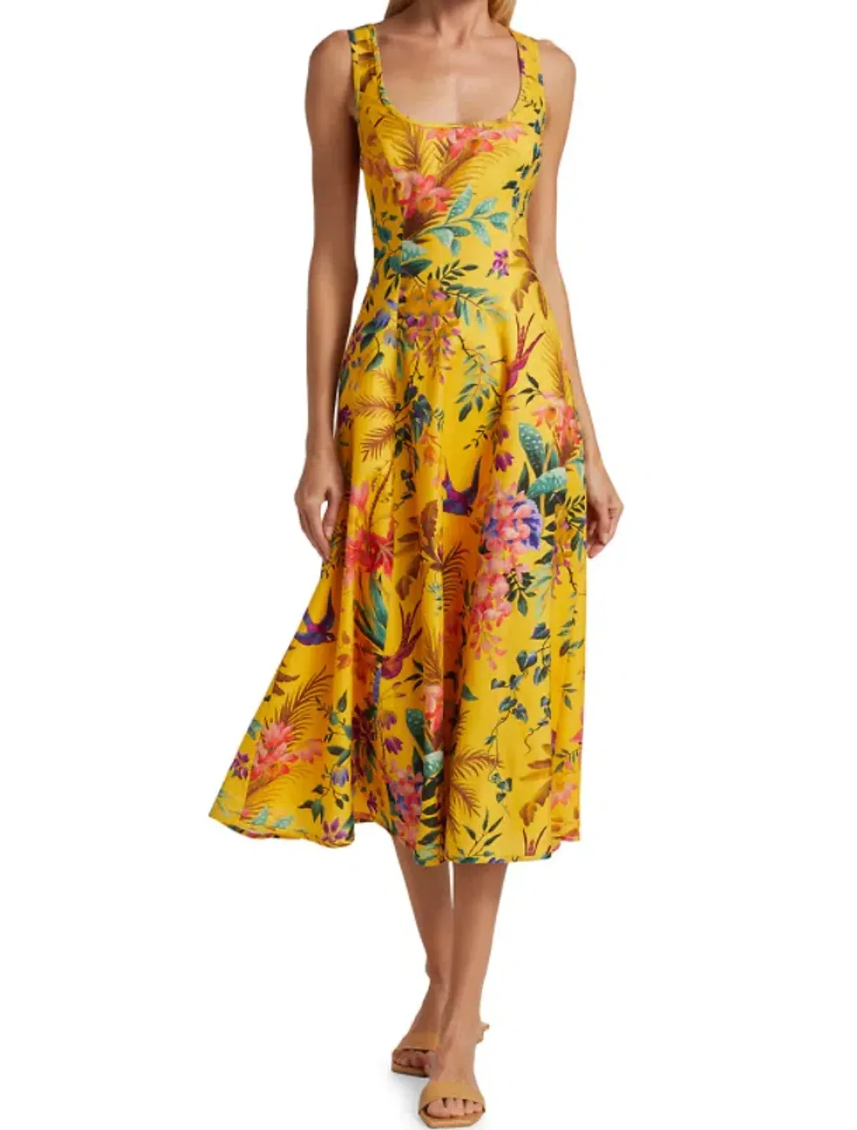 Zimmerman Tropicana Midi in Mango (size 3) - Image 4