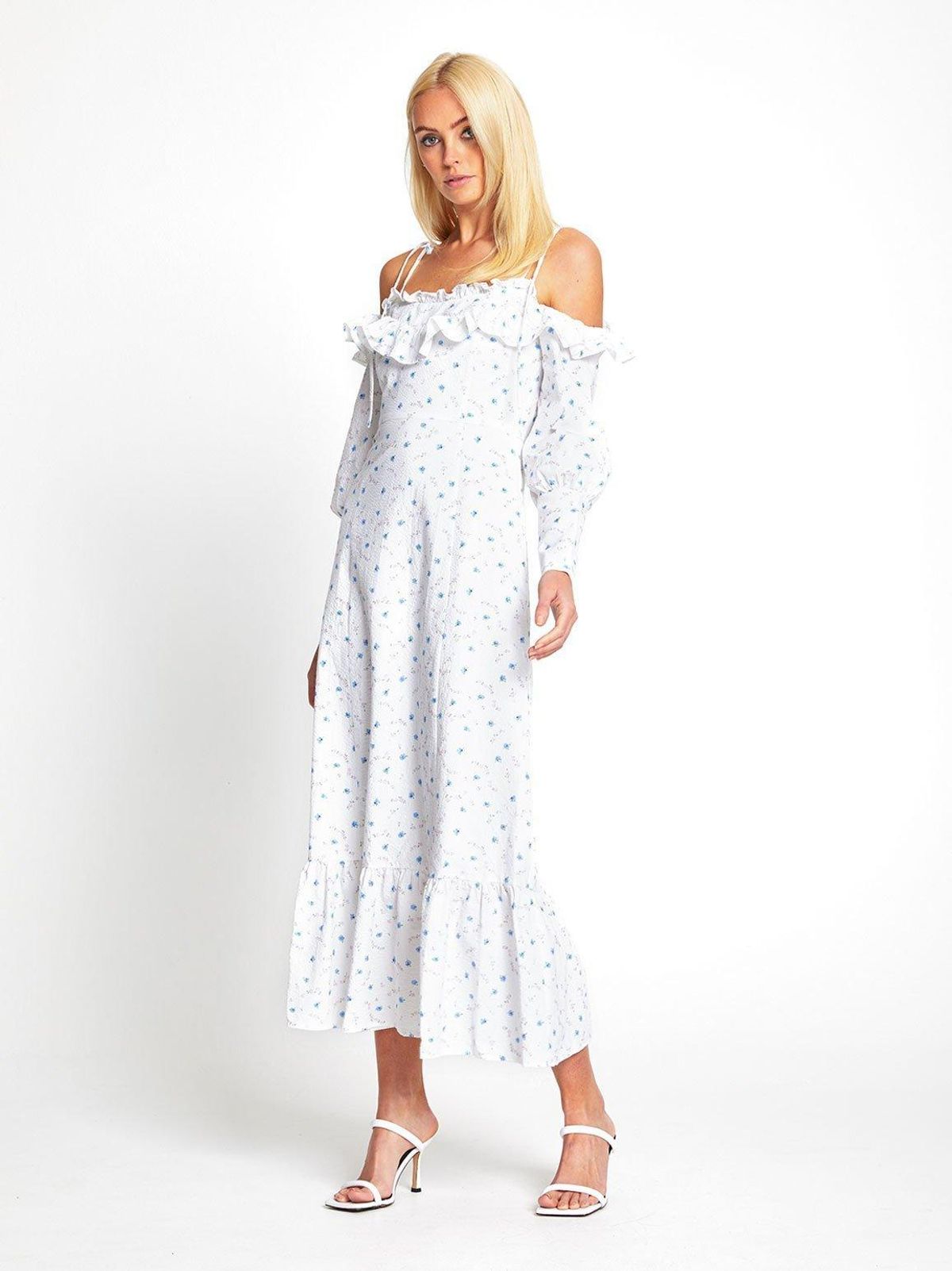 ALICE MCCALL PORCELAIN LIMONATA MIDI DRESS - SIZE 10 AU/6 US (RRP $395) - Image 1