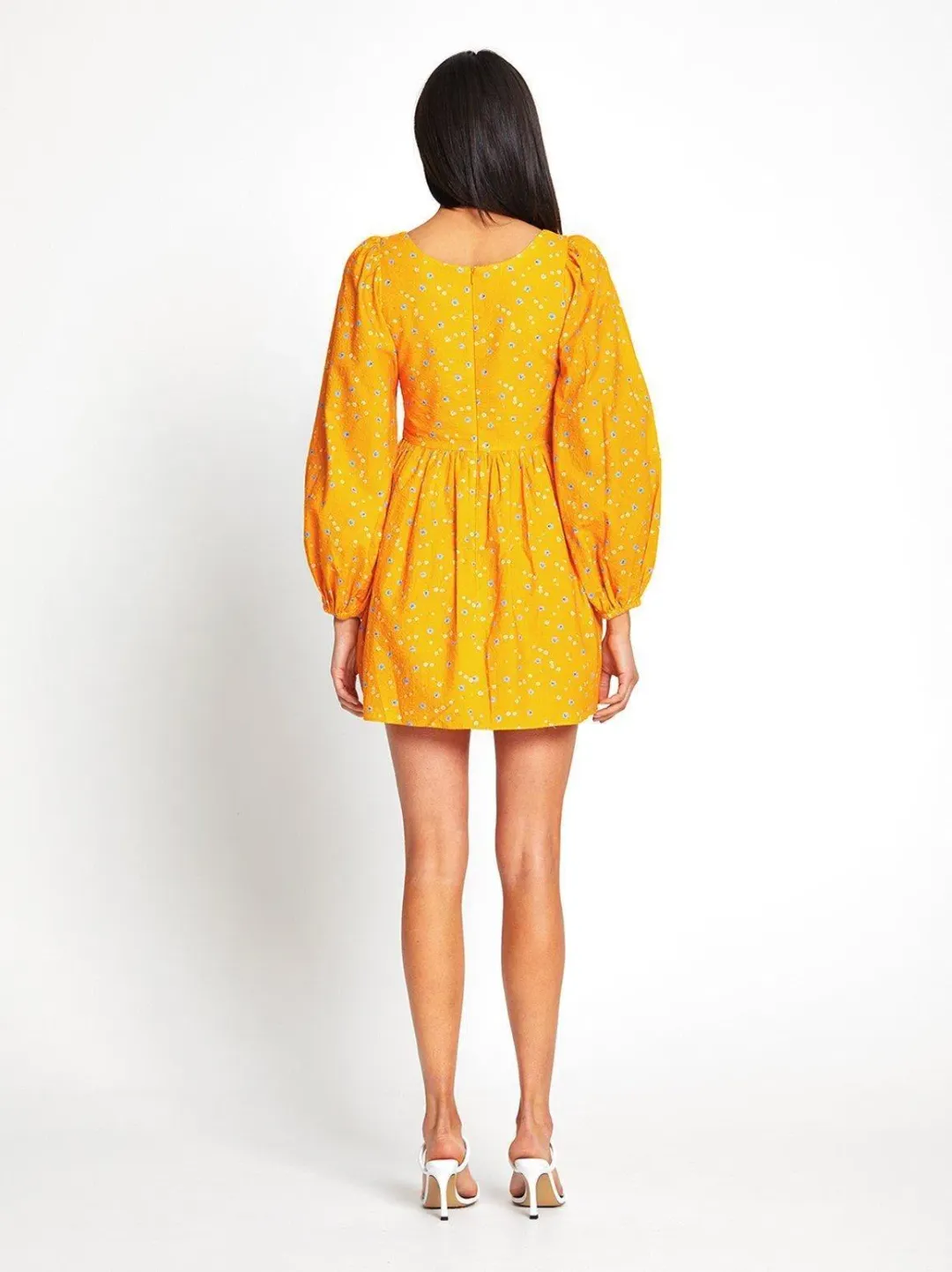 ALICE MCCALL APRICOT LIMONATA MINI DRESS - SIZE 8 AU/4 US (RRP $295) for rent on The Volte - main image