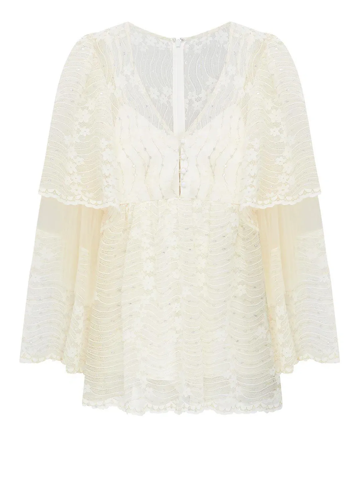 ALICE MCCALL CREME MOONSTRUCK MINI DRESS - SIZE 12 AU/8 US (RRP $395) - Image 5