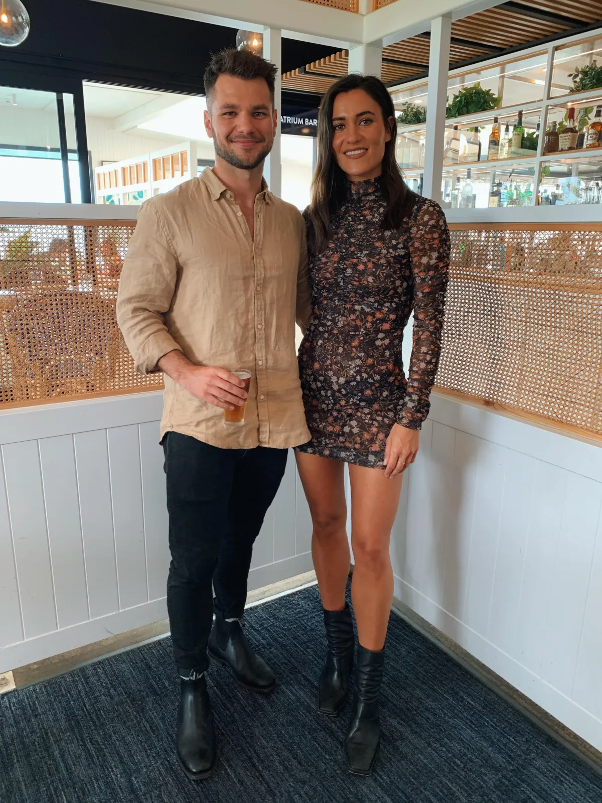 Bec & Bridge Midnight Fauna Mini Dress Print Size 8 - Image 4