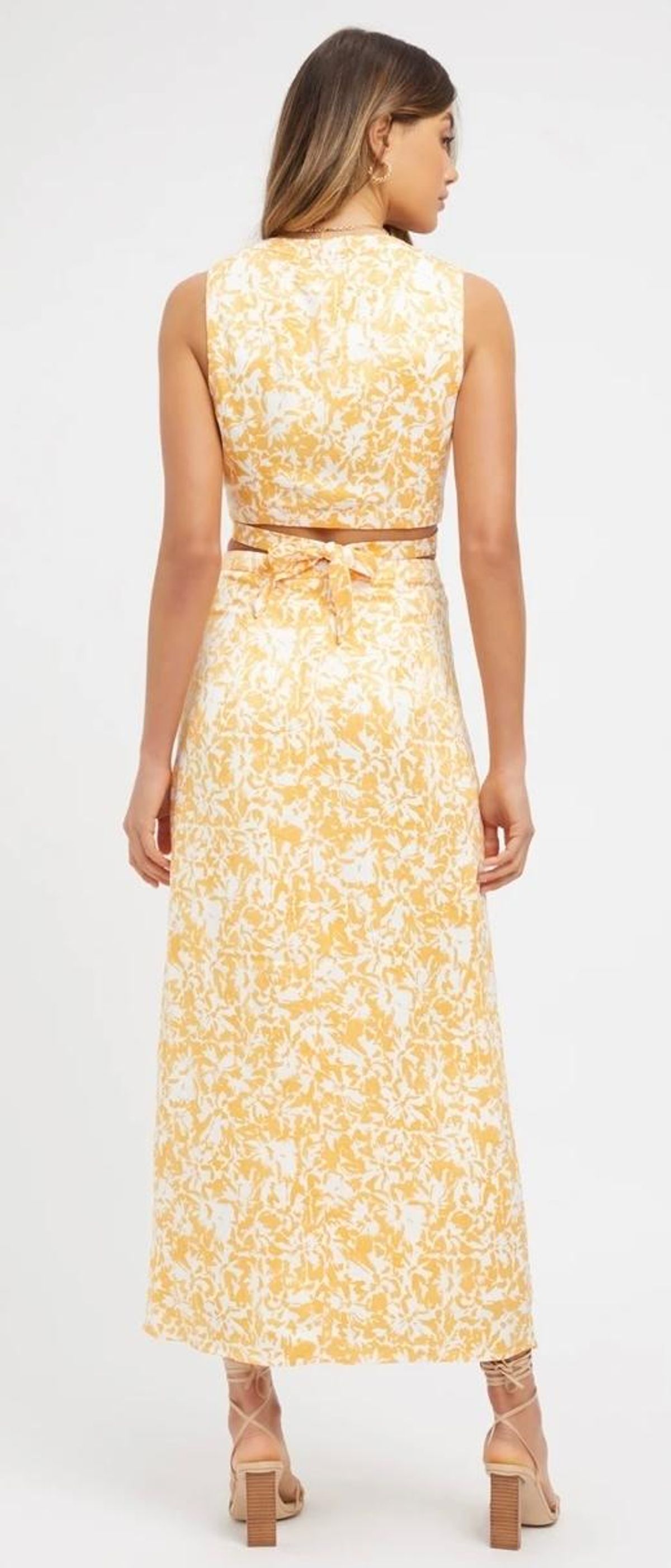 Kookai Riley Wrap Top and Split Skirt - Image 3