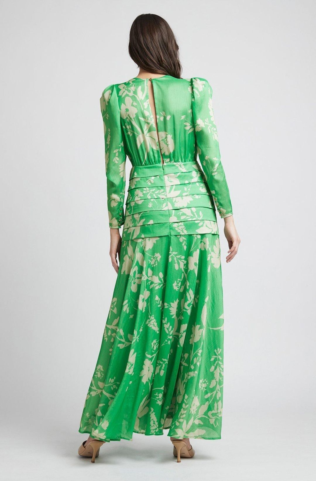 Sheike Elsie Maxi Dress Green Size 6 for rent on The Volte - main image