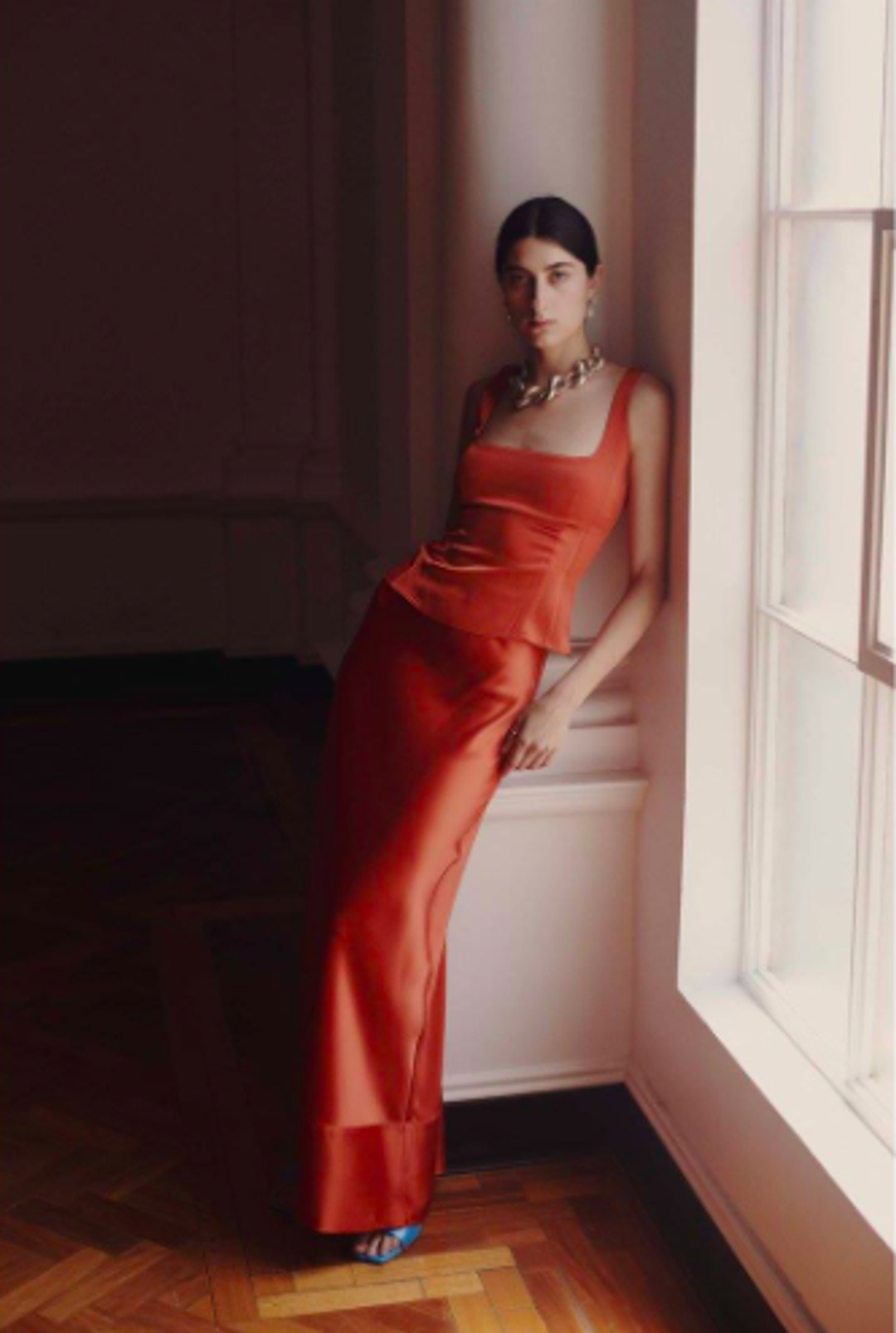 Paris Georgia Isla Set Orange Size 10 for rent on The Volte - main image