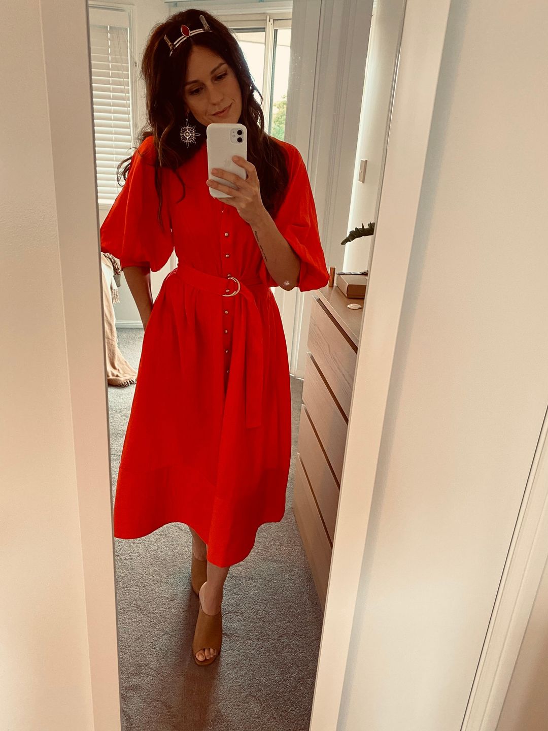 Sheike Piper Dress in Watermelon for rent on The Volte - main image