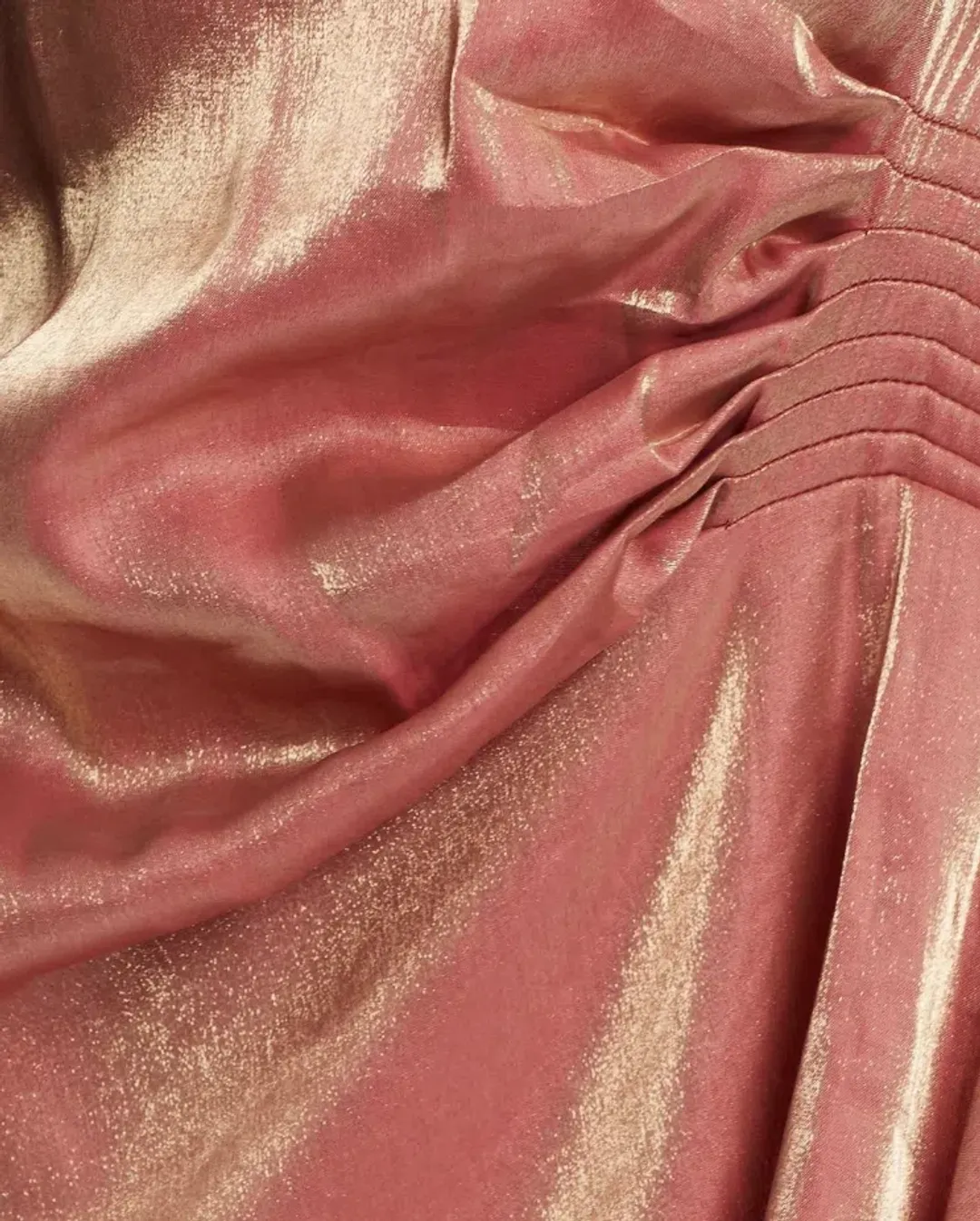 Elliatt Golden Dress Orange/Gold Size 12 for rent on The Volte - main image