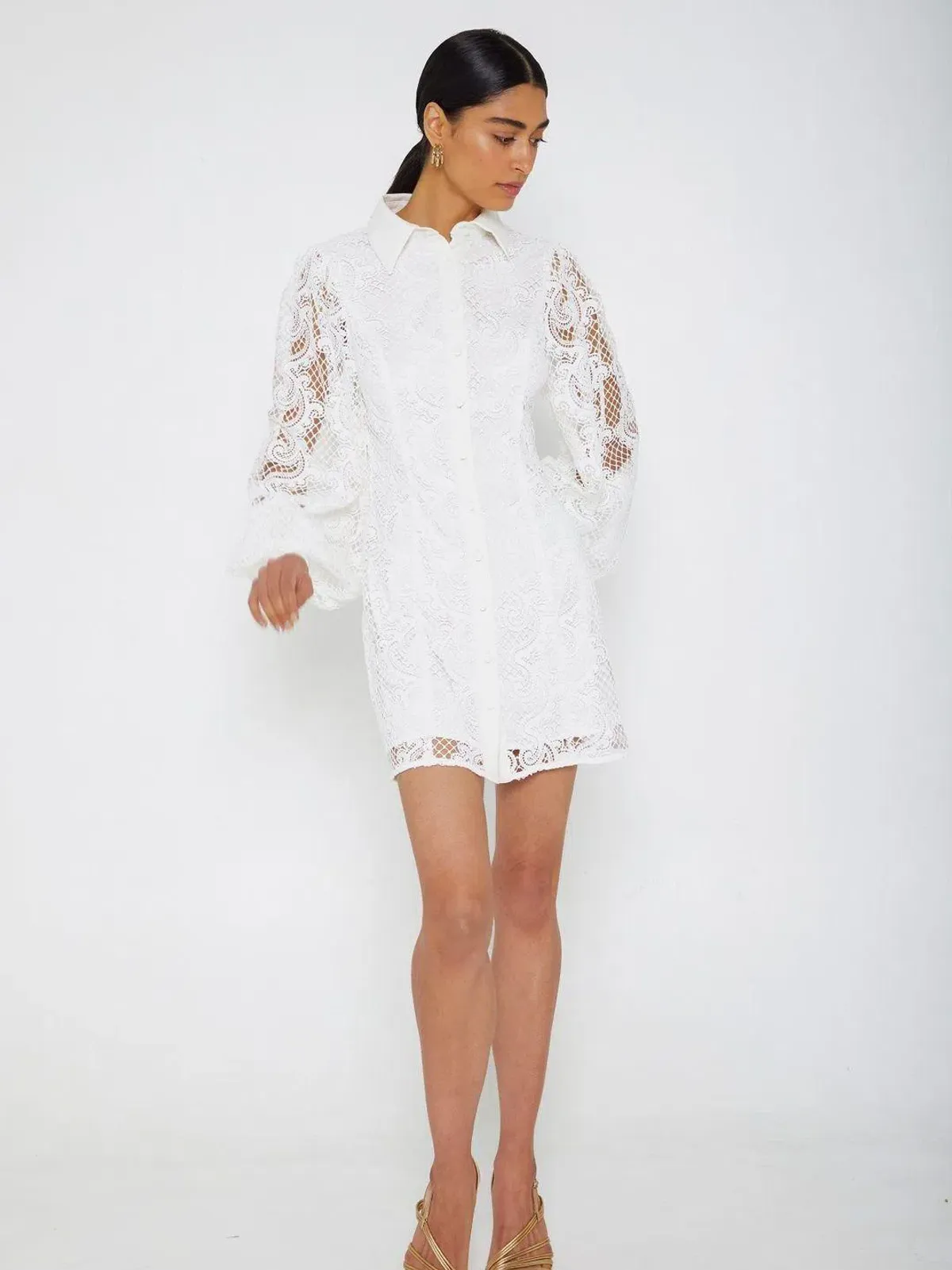 MOSSMAN Through The Looking Glass Mini Dress Size 10 - Image 2