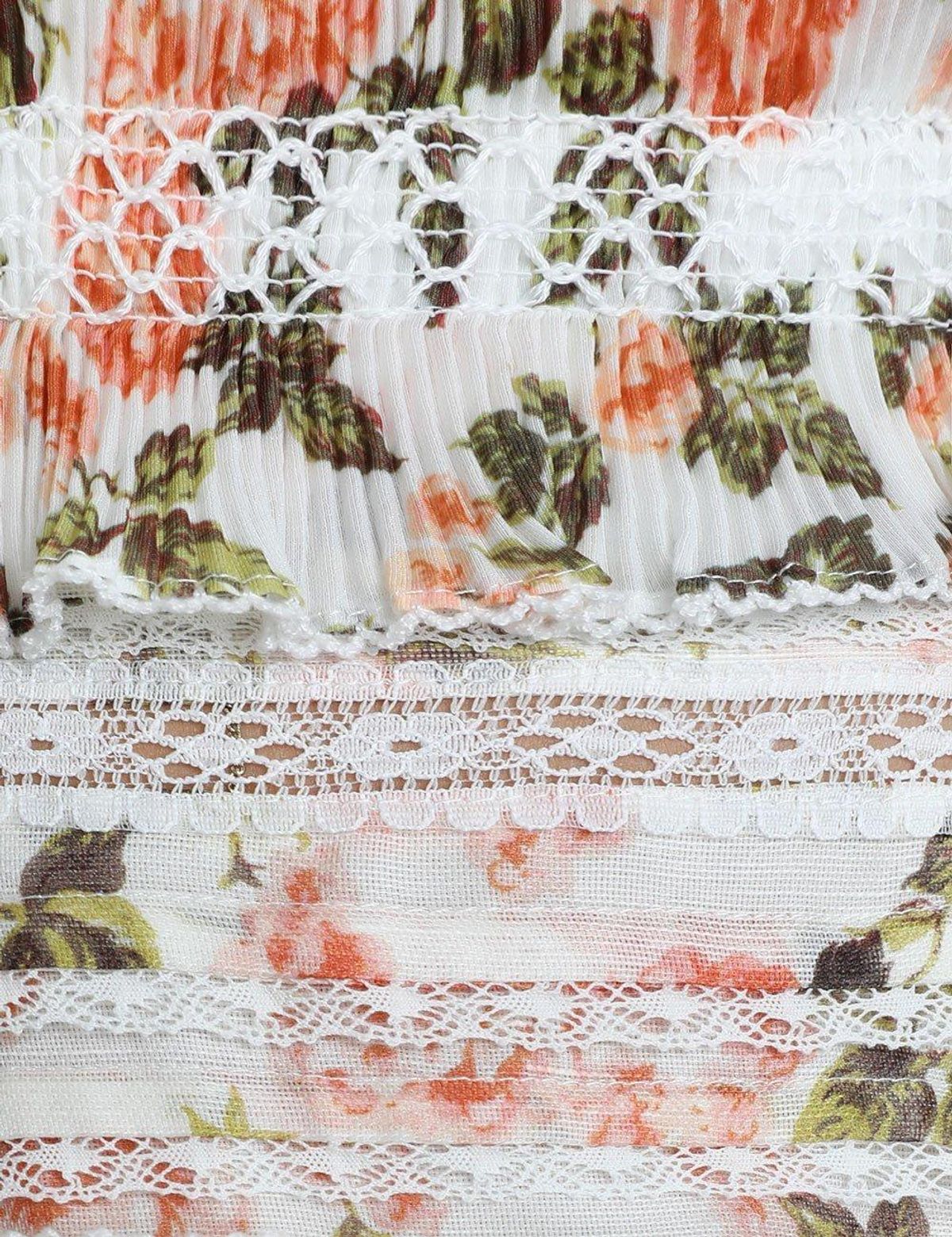 Zimmermann Radiate Smocked Mini Dress Floral Size 1 / Au 10 - Image 3