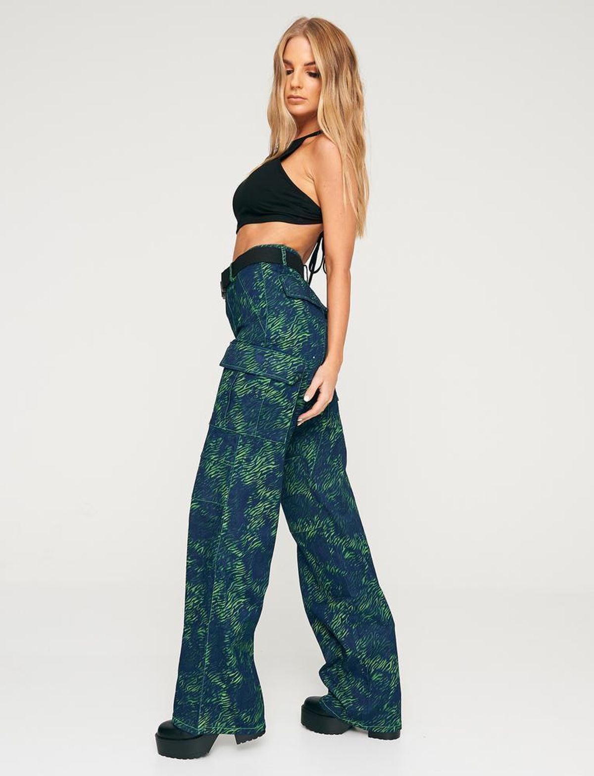I.AM.GIA Sinead Pants Green Tiger Size S / AU 8 - Image 2