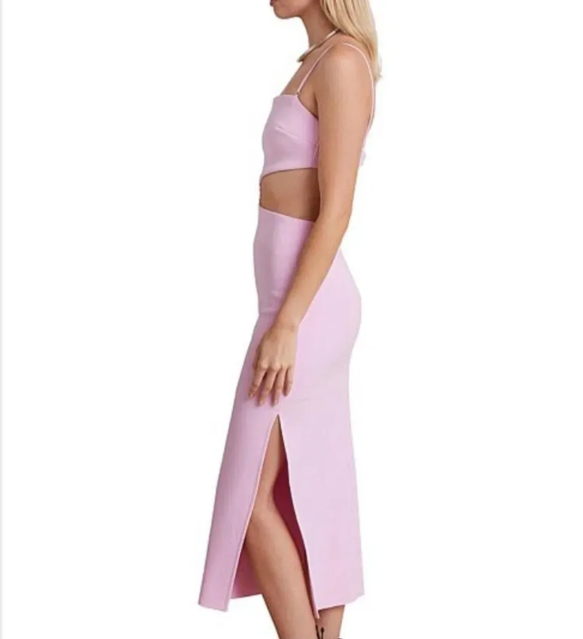 Bec & Bridge Alba Cut Out Midi Dress Size 8 - Image 3