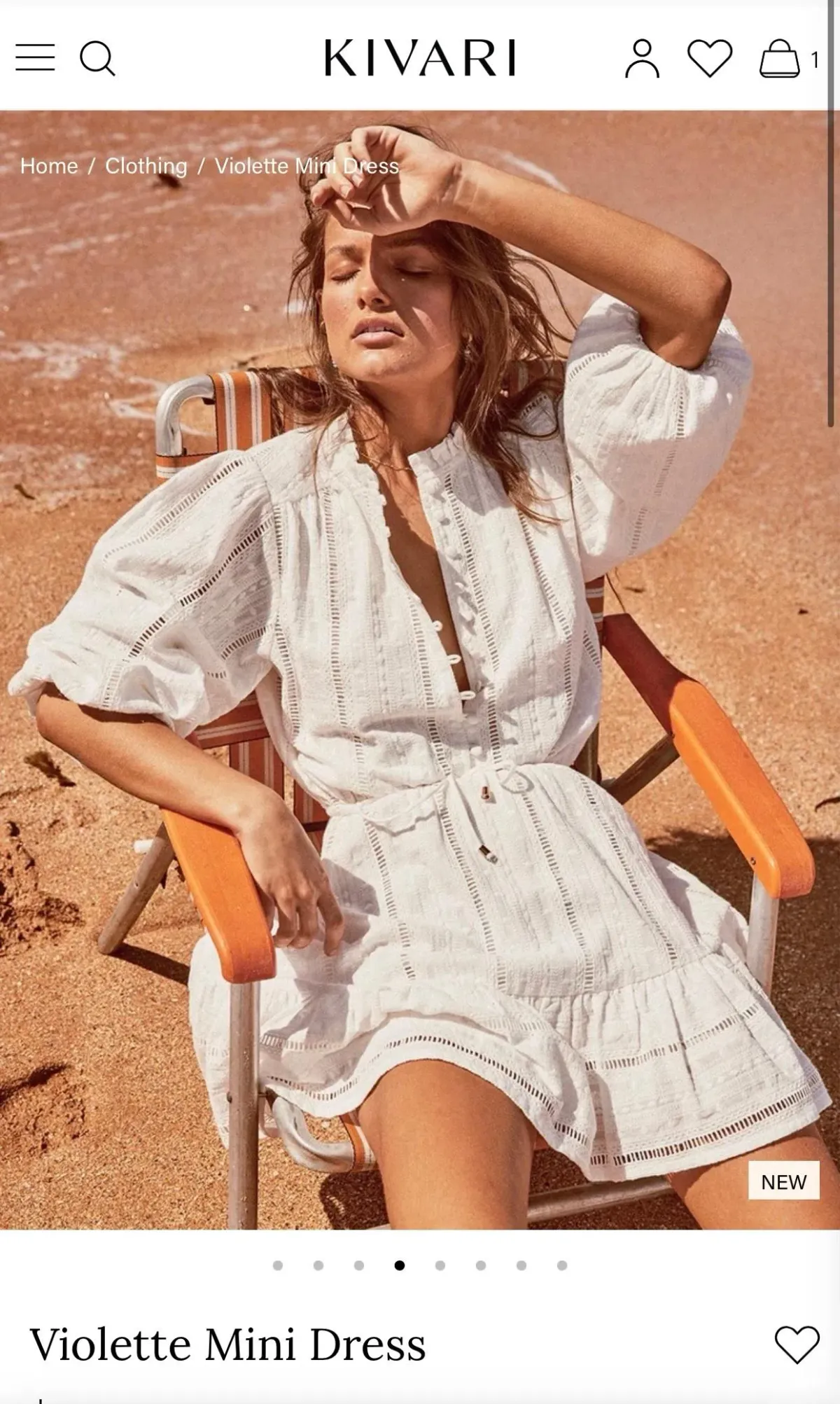 Kivari Violette mini dress size 10 - Image 5