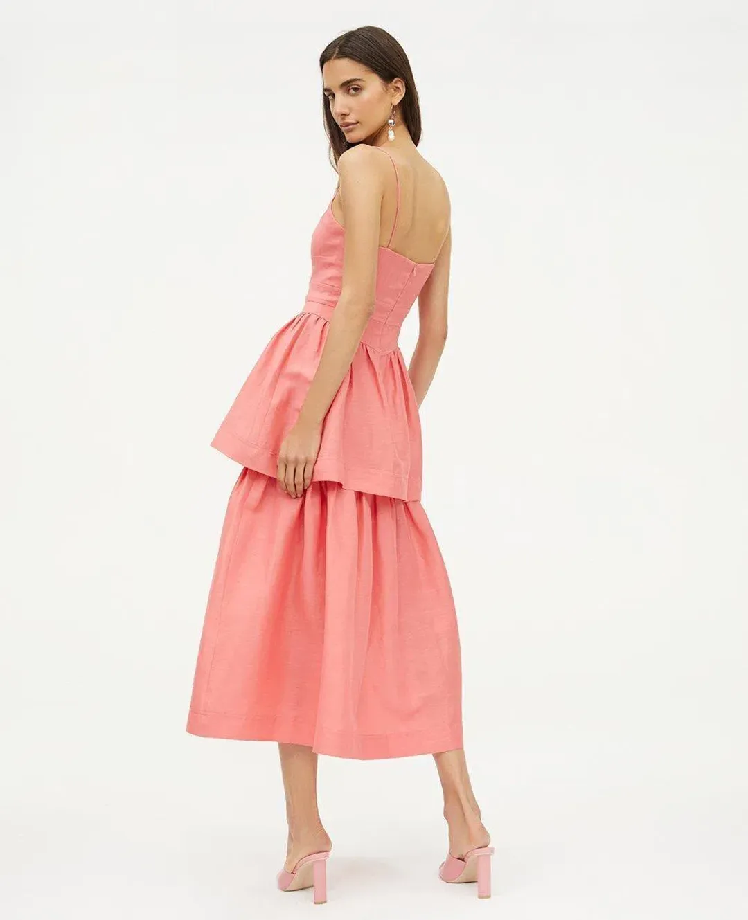 Manning Cartell pink girl on film dress for rent on The Volte - main image