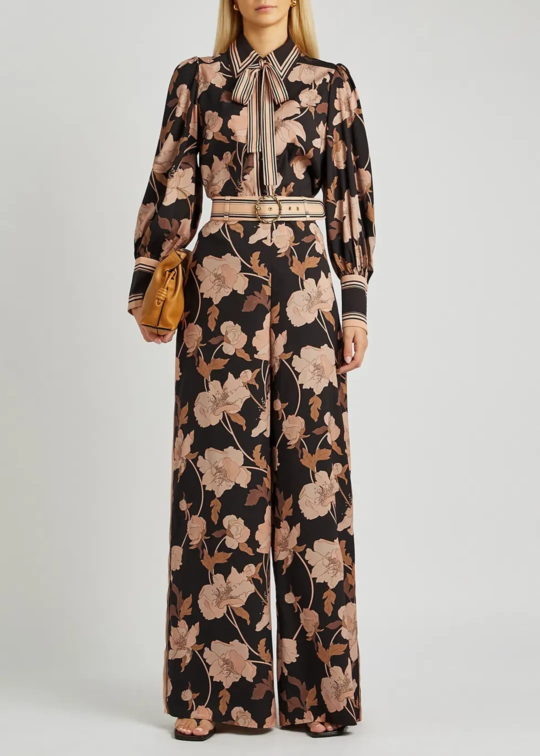 Zimmermann Concert Peonies Shirt Black Peonies Size 8 for rent on The Volte - main image