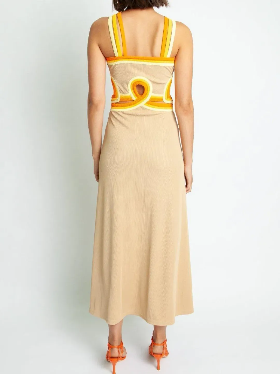 Christopher Esber Looped Verner Bind Multi Strapped Dress Size 6 for rent on The Volte - main image