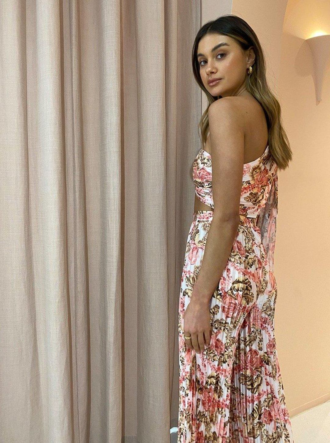  Significant Other Simone Top and Pants Skirt Set Print  for rent on The Volte - main image