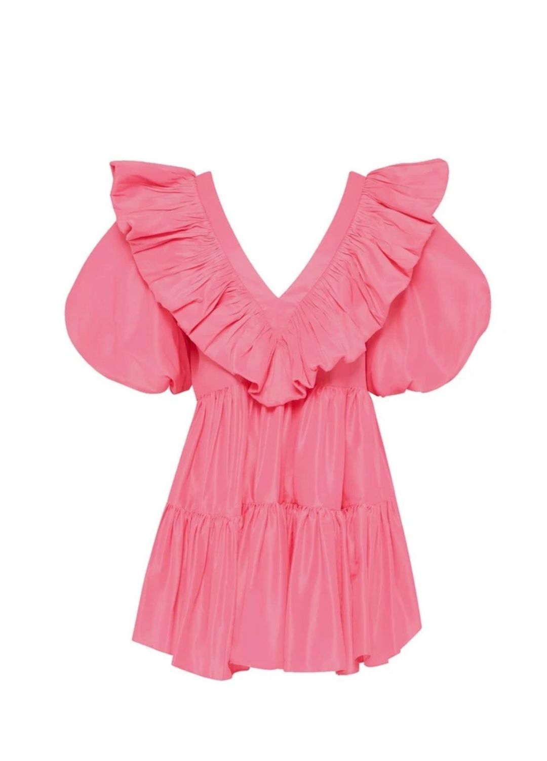 AJE - Solstice Ruffle Tiered Smock Dress  for rent on The Volte - main image