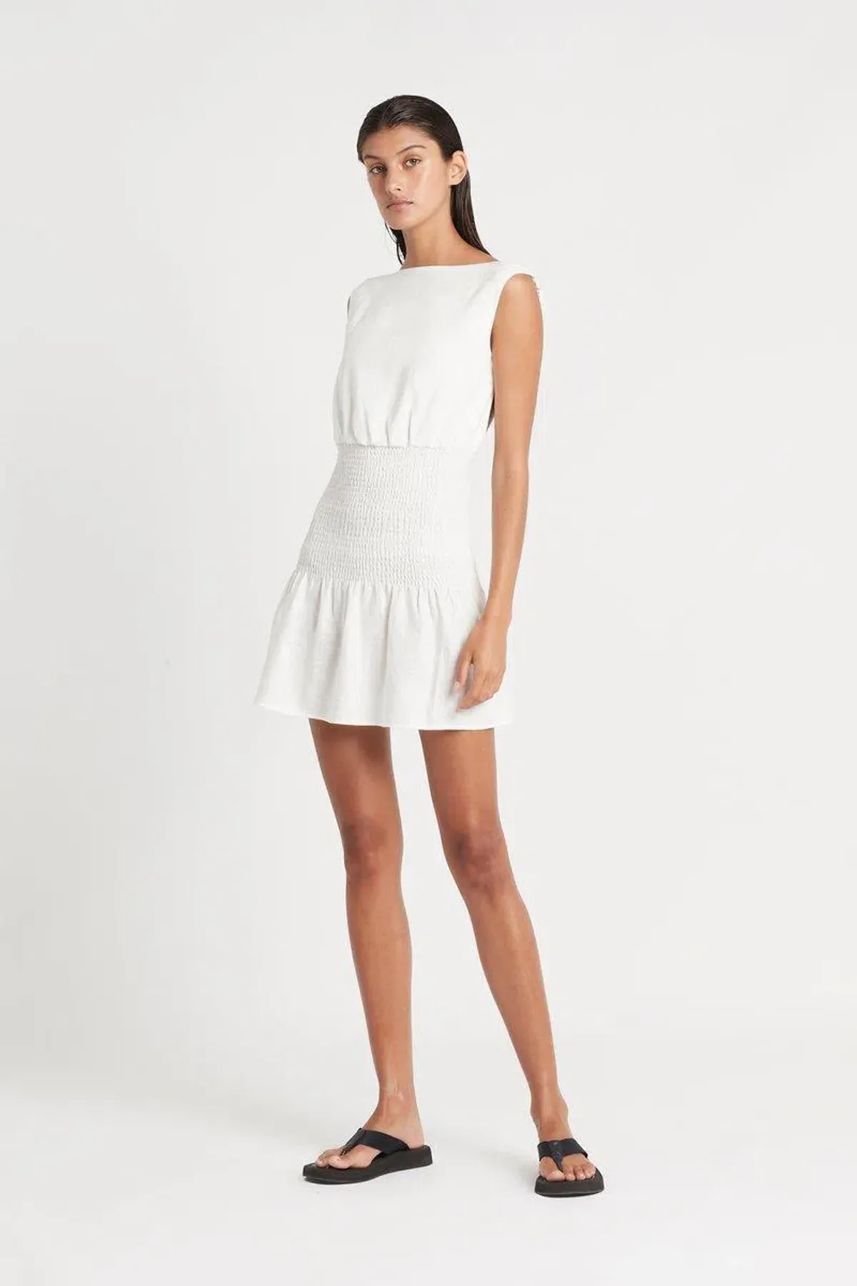 Sir the Label Open Back Lorena Dress White Size 1 - Image 1