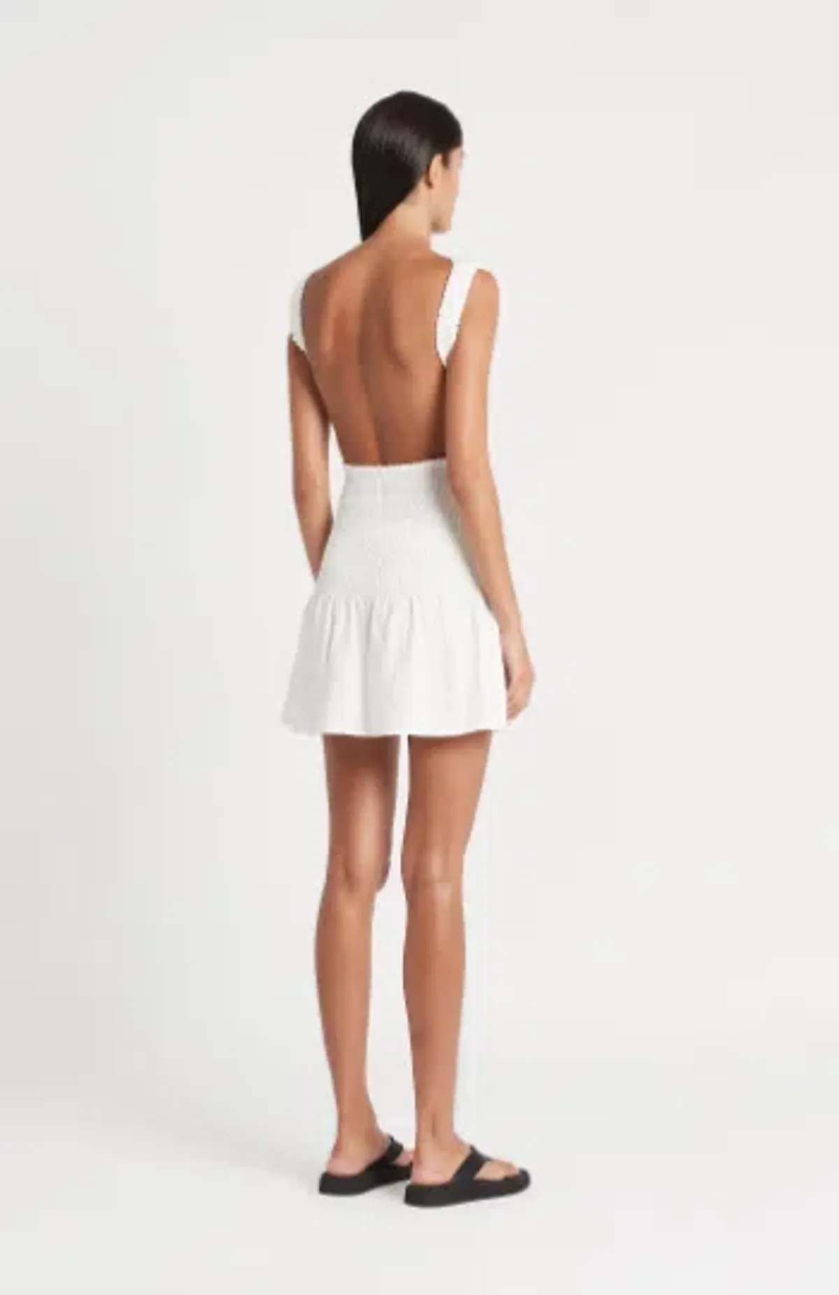 Sir the Label Open Back Lorena Dress White Size 1 - Image 2