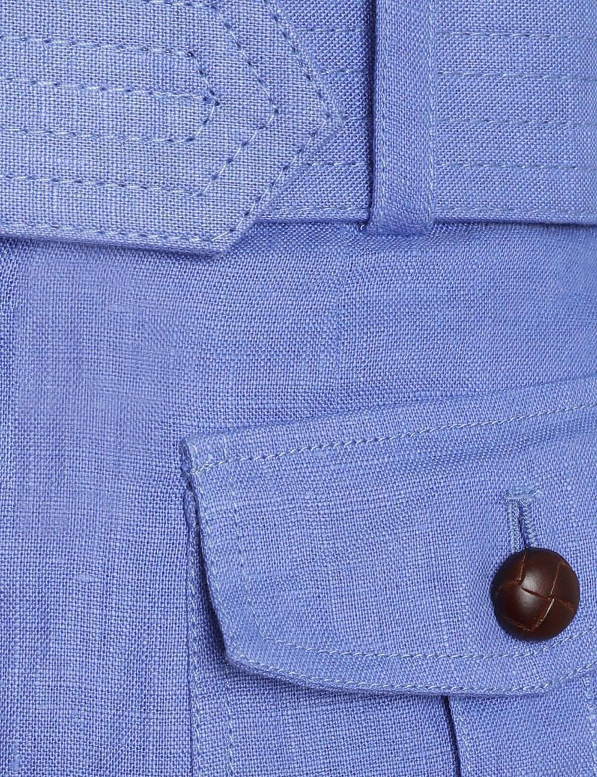 Zimmermann Corsage Safari Short Jacaranda Blue Size 0 / AU 8 - Image 3