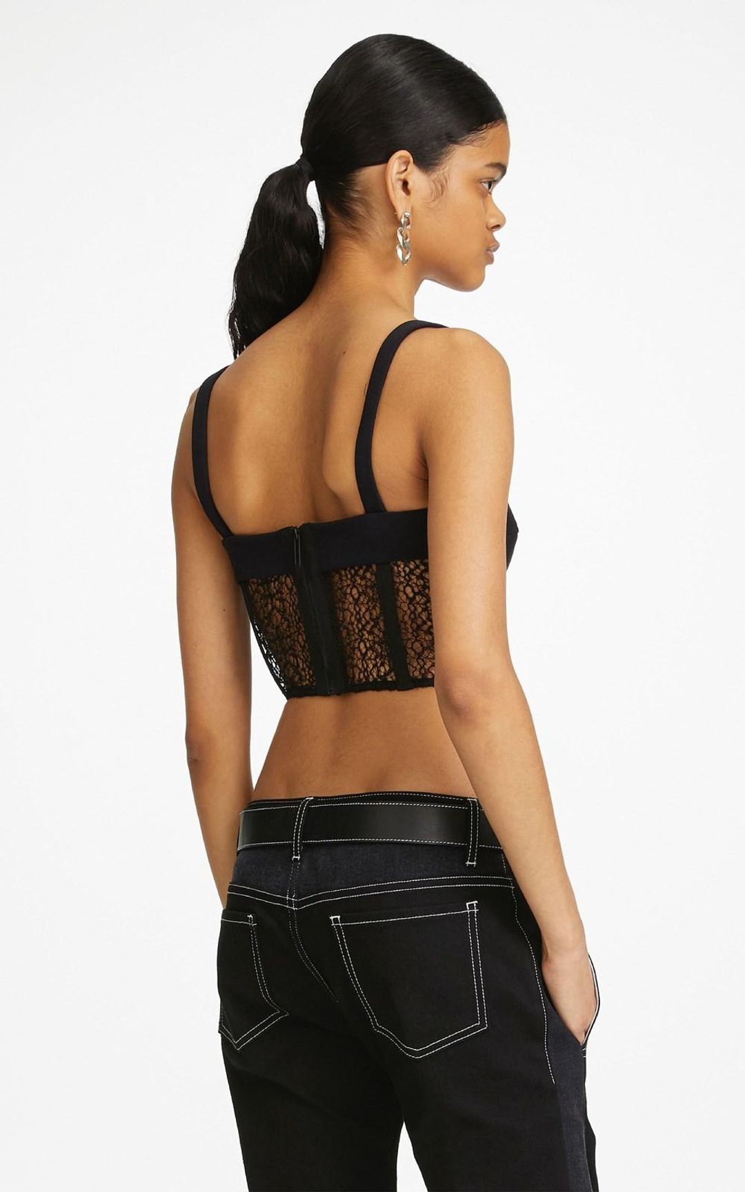 Dion Lee Contour Combo Corset black size 8 for rent on The Volte - main image
