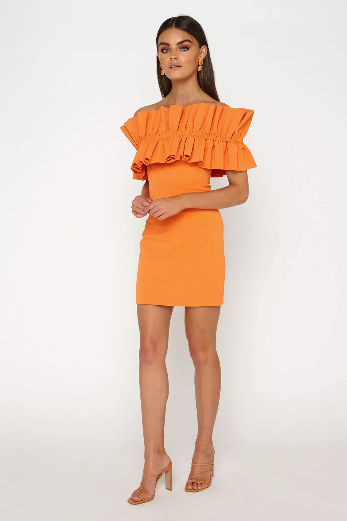 Mossman The Curious Mini Dress Orange Size 12 - Image 1