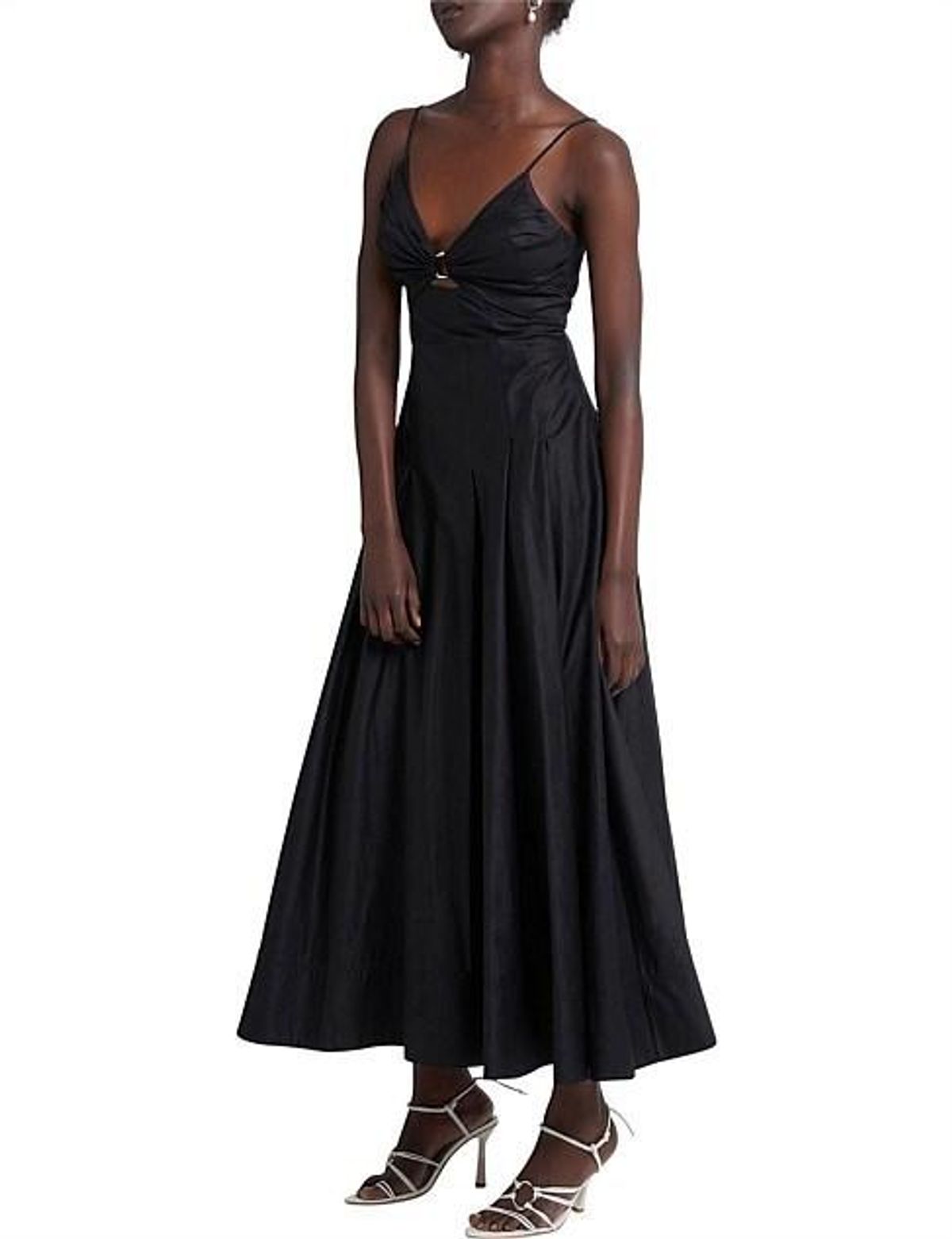 AJE Solstice Strappy Ring Midi Dress - Image 1