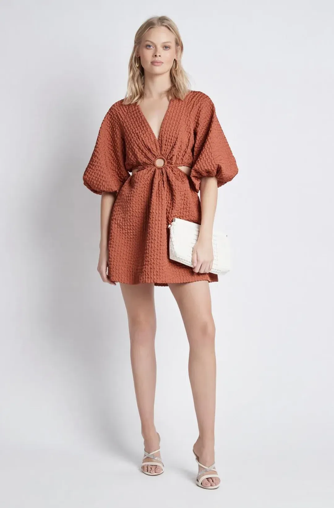 Sheike Womens Sadie Dress Rust Size 14  for rent on The Volte - main image