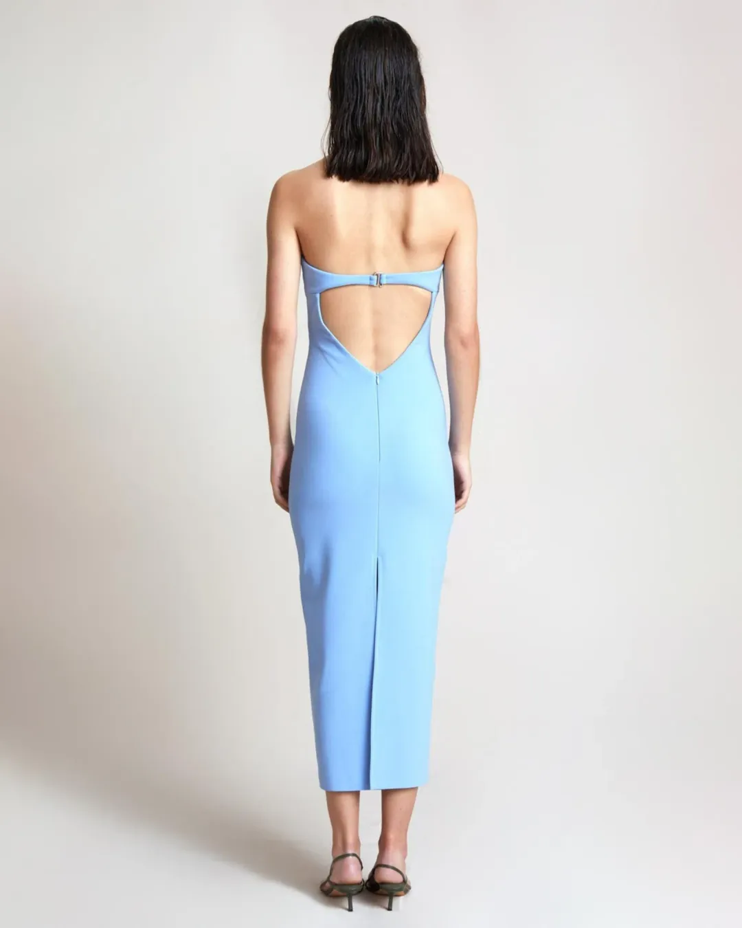 Bec and Bridge Noa Midi Dress Blue Size AU 6 for rent on The Volte - main image