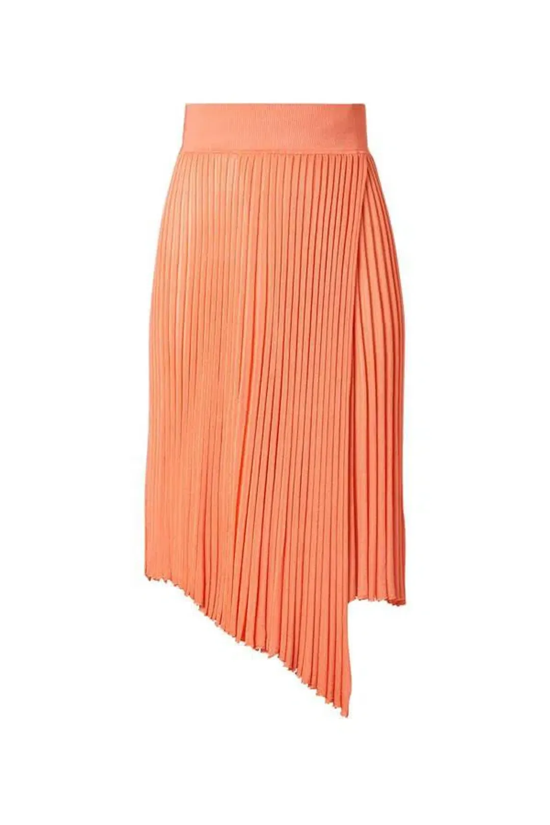 Scanlan Theodore Gloss Knit Sweater and Pleated Skirt Set Orange Size 6 for rent on The Volte - main image