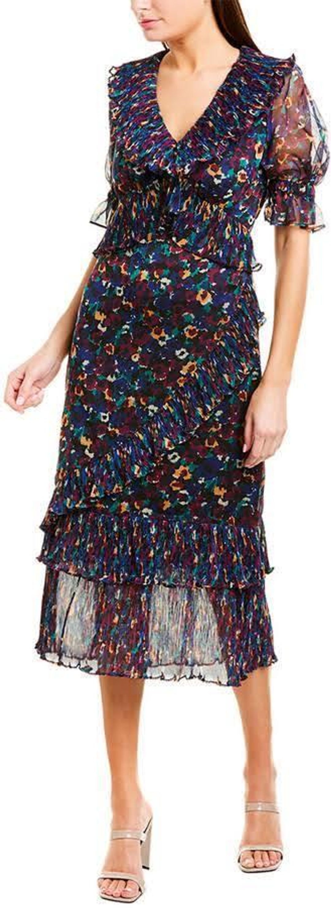 La Maison Talulah On the Rocks Midi Dress  for rent on The Volte - main image