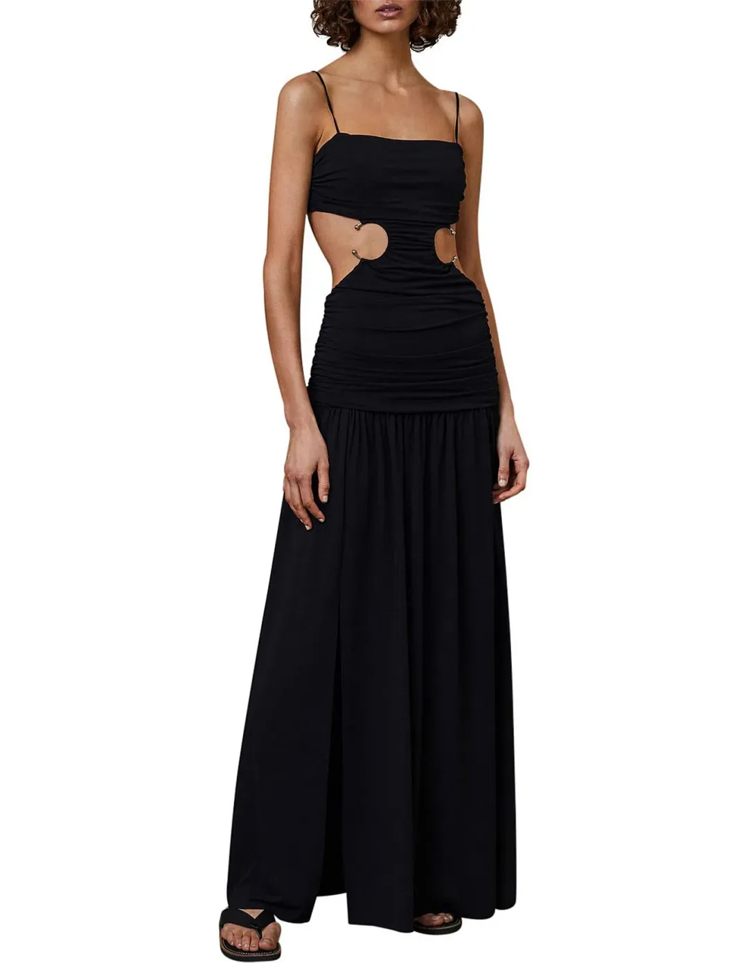 Bec & Bridge Minx Midi Dress Black Size 6 for rent on The Volte - main image