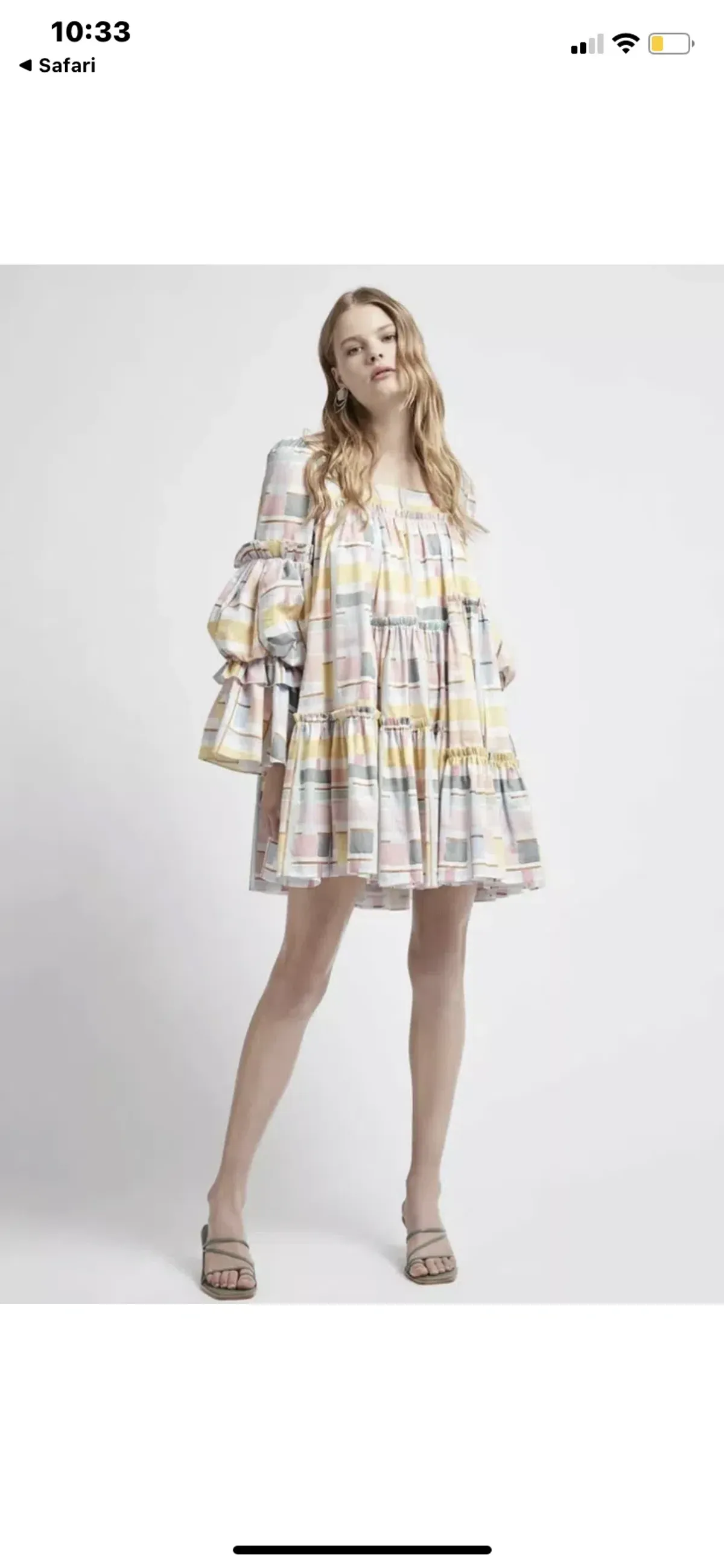 AJE Espirit Mini Dress Print Size 8 - Image 1