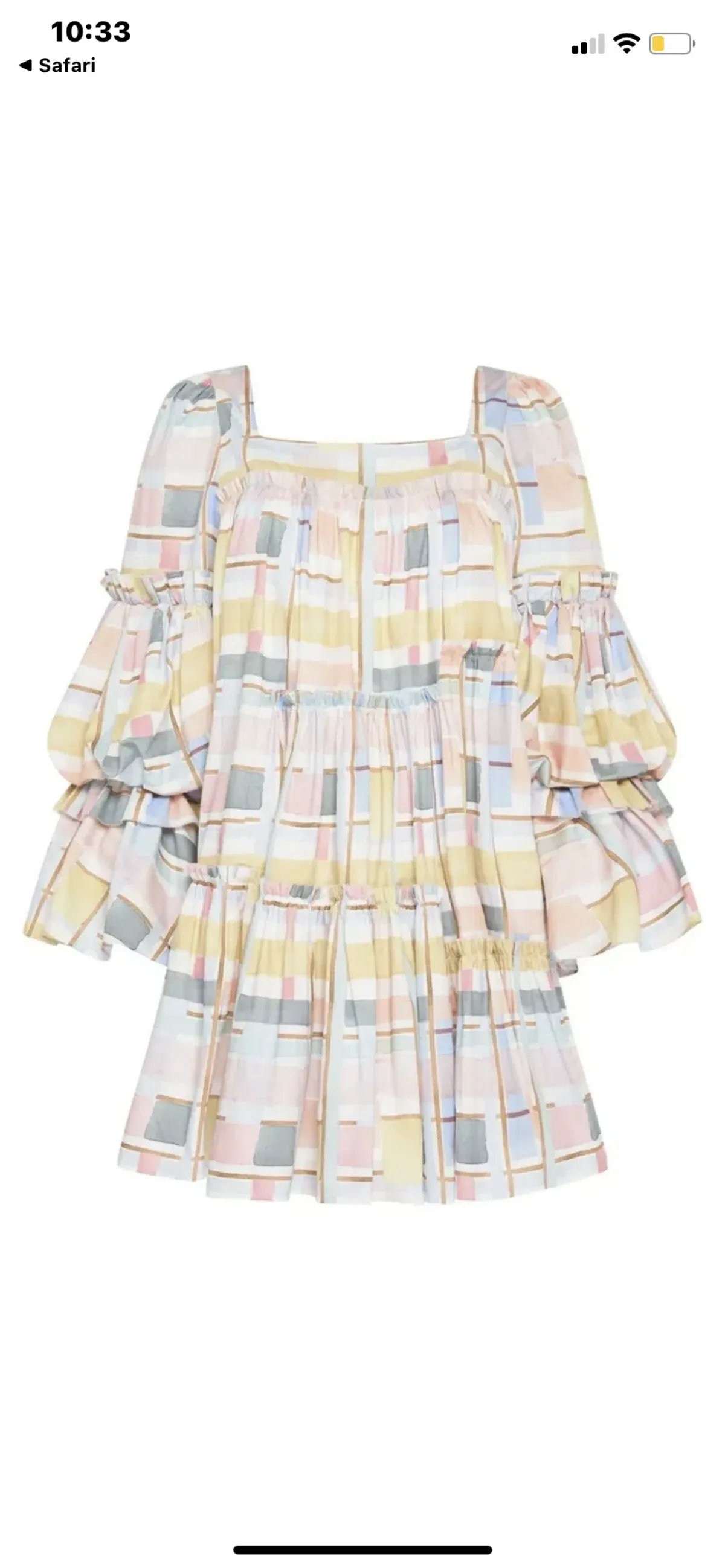 AJE Espirit Mini Dress Print Size 8 - Image 4