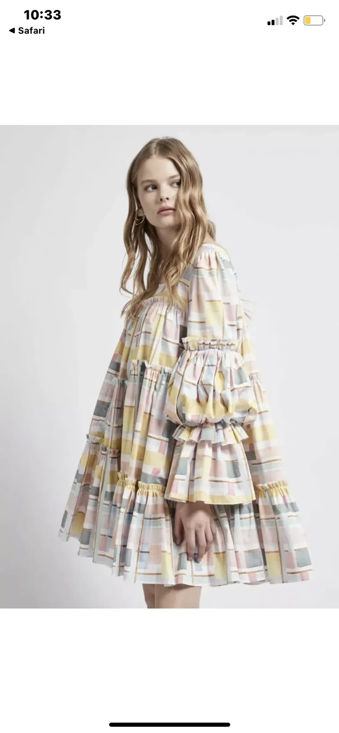 AJE Espirit Mini Dress Print Size 8 for rent on The Volte - main image