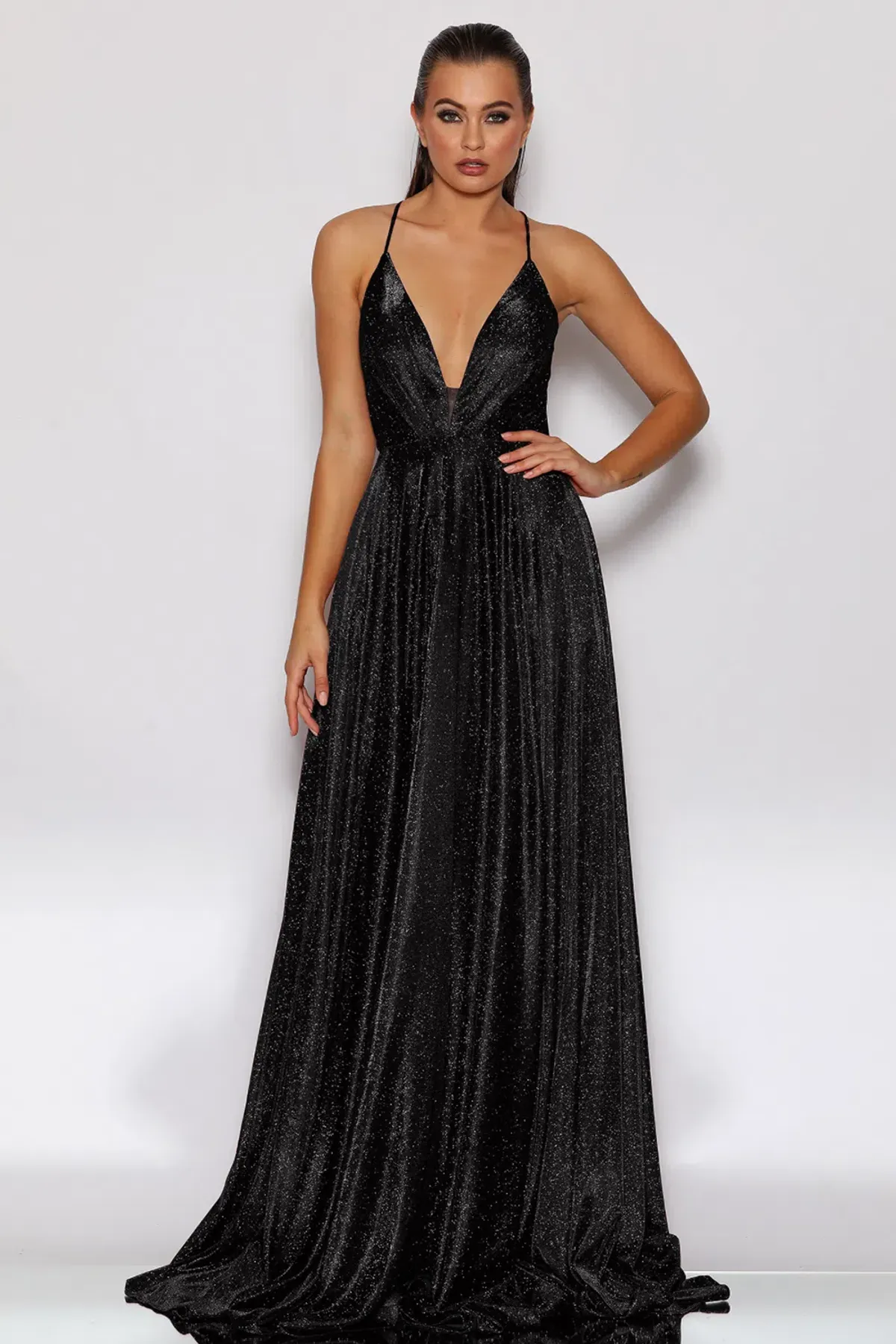 Jadore JX2106 Gown Black Size 6 - Image 1