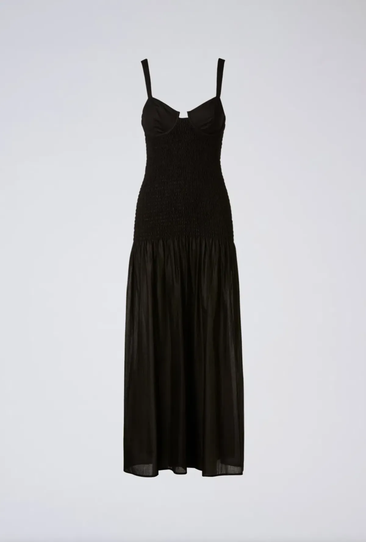 Scanlan Theodore Black Cotton Bralette Dress Size 8 - Image 7