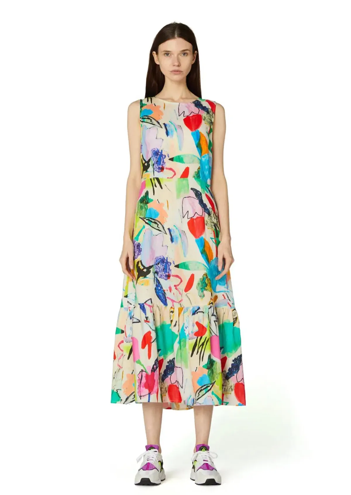Gorman Flower in Fauve Dress Multi Size 8  - Image 1