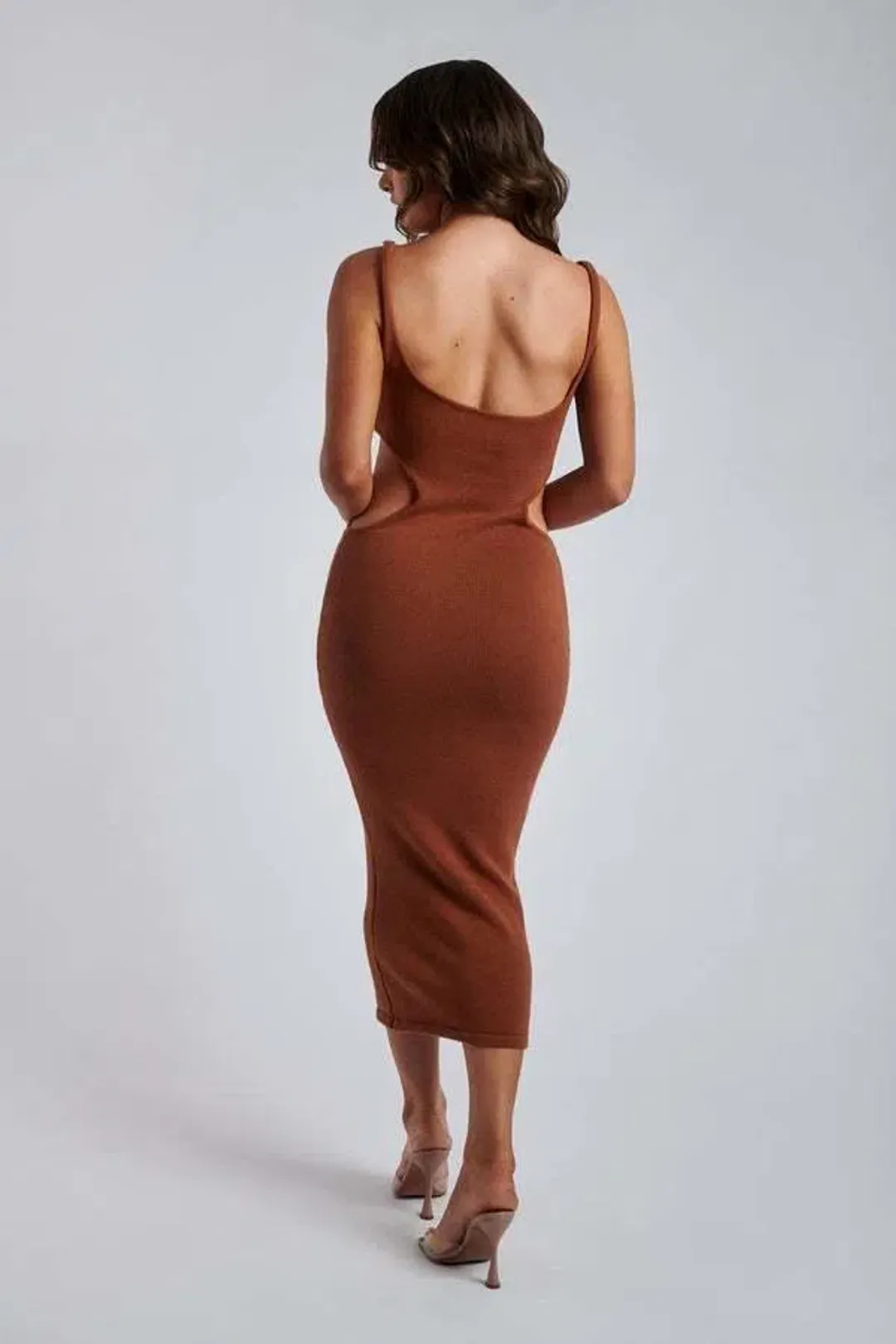 Yasmin Cut Out Knitted Dress for rent on The Volte - main image