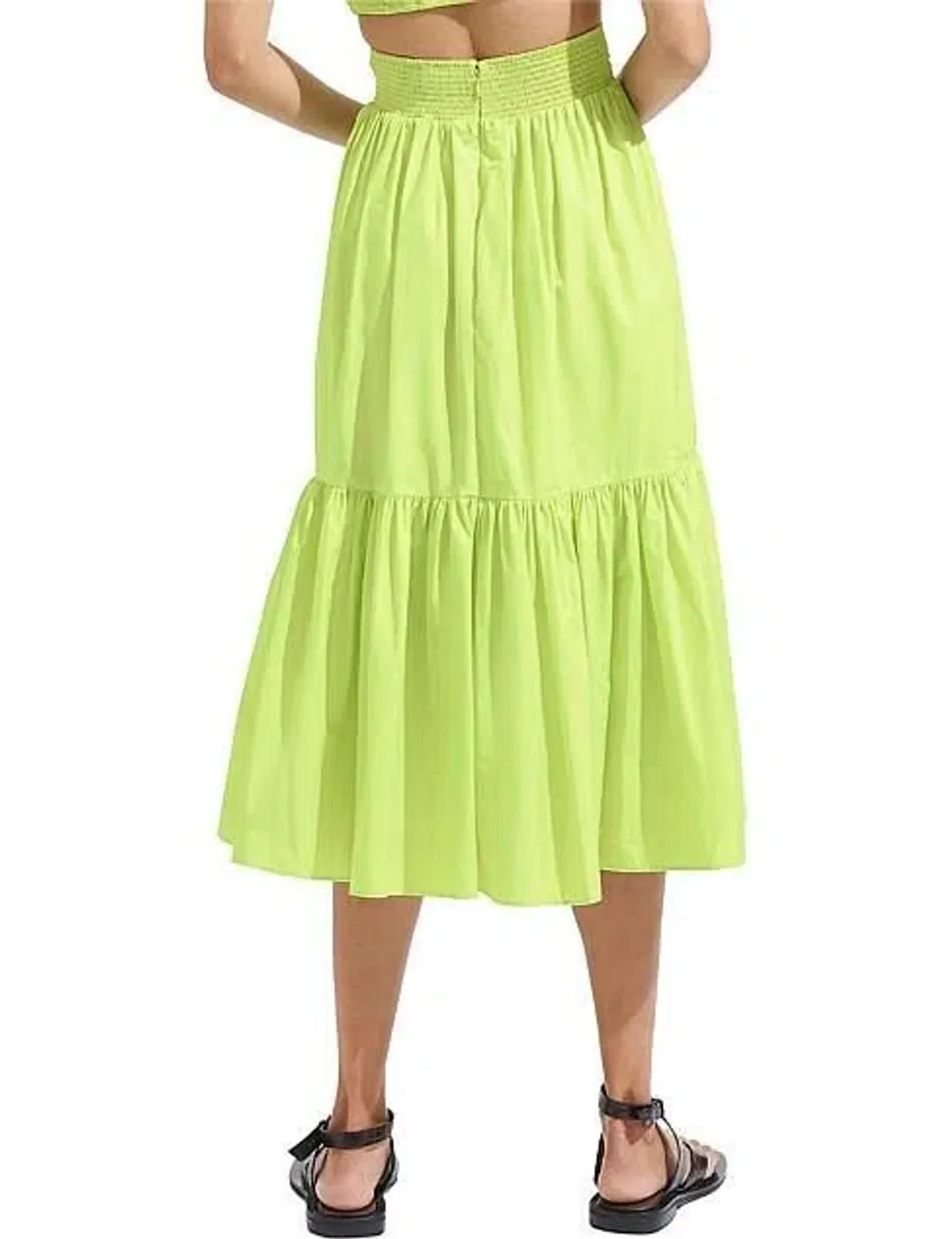 Steele - Green Fields Set (Austin Skirt & Cameron Bustier) for rent on The Volte - main image