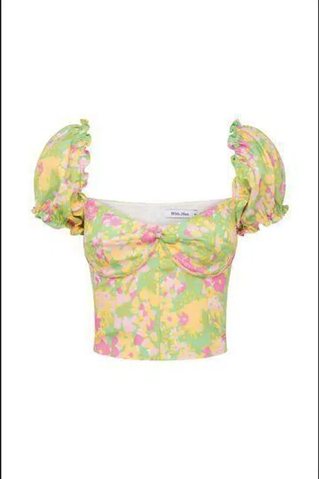 With jean coupe top size S for rent on The Volte - main image