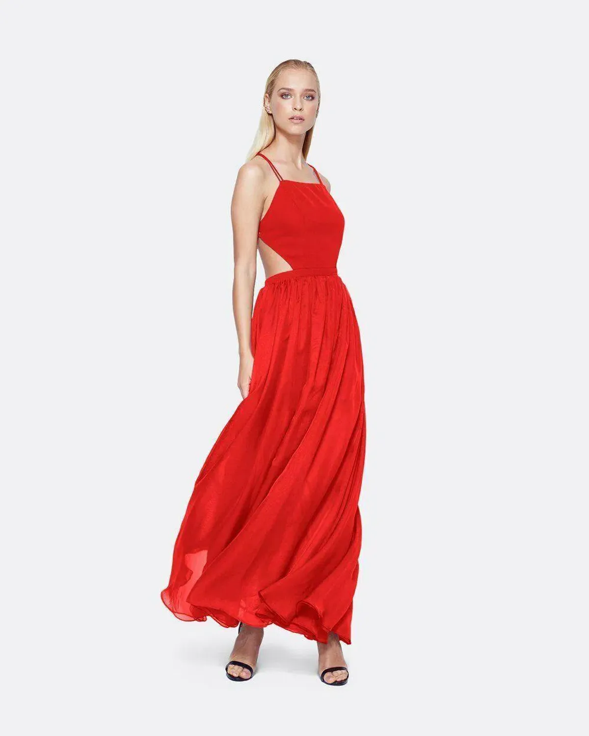 Fame & Partners Mildred Dress Red Size 8 - Image 1